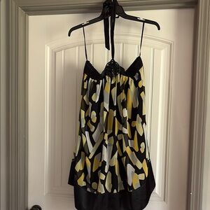 Stylish Black and Yellow Women's Top